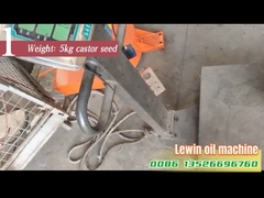 Máquina de extracção de óleo de rícino de 60 Mpa, prensadora de óleo com material de liga