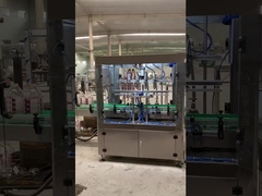 linha automática de embalagem de garrafas líquidas