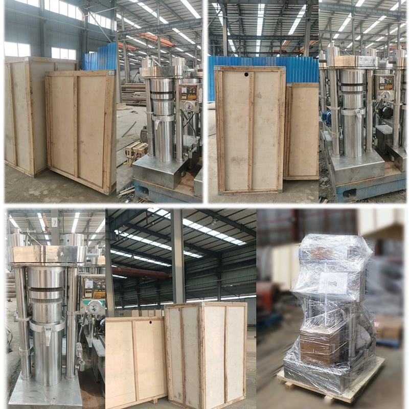 1.1KW Máquina de produção de óleo de gergelim de pressão de óleo hidráulico 6YY-185 Equipamento de processamento de óleo de abacate
