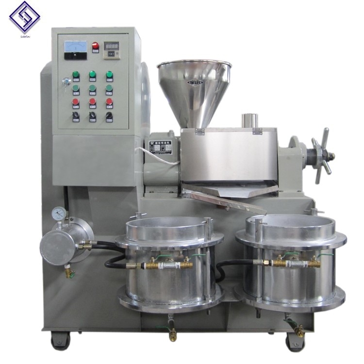 Máquina 50kg/H 1.7*1.2*1.5M da extração da imprensa de óleo do coco do parafuso