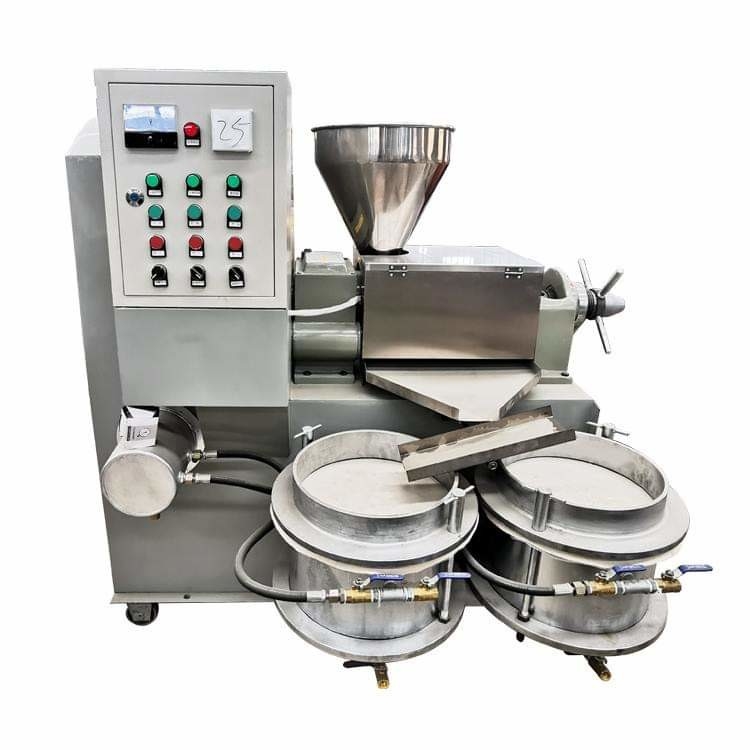 Máquina 50kg/H 1.7*1.2*1.5M da extração da imprensa de óleo do coco do parafuso