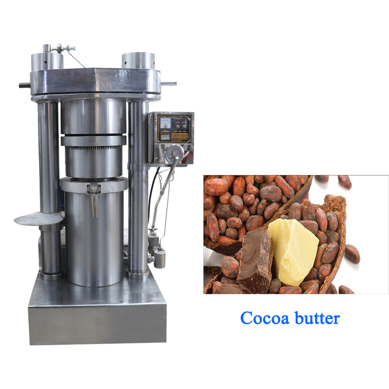 Máquina de prensagem de óleo hidráulica multifunção 60-100 Kg/h Capacidade 2,2 Kw Potência 380V/220V Voltagem 335mm Chaleira