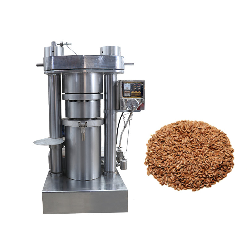 Imprensa de óleo hidráulico do Flaxseed 2,2 do preto de sésamo quilowatts do frio da semente com o MPA 60