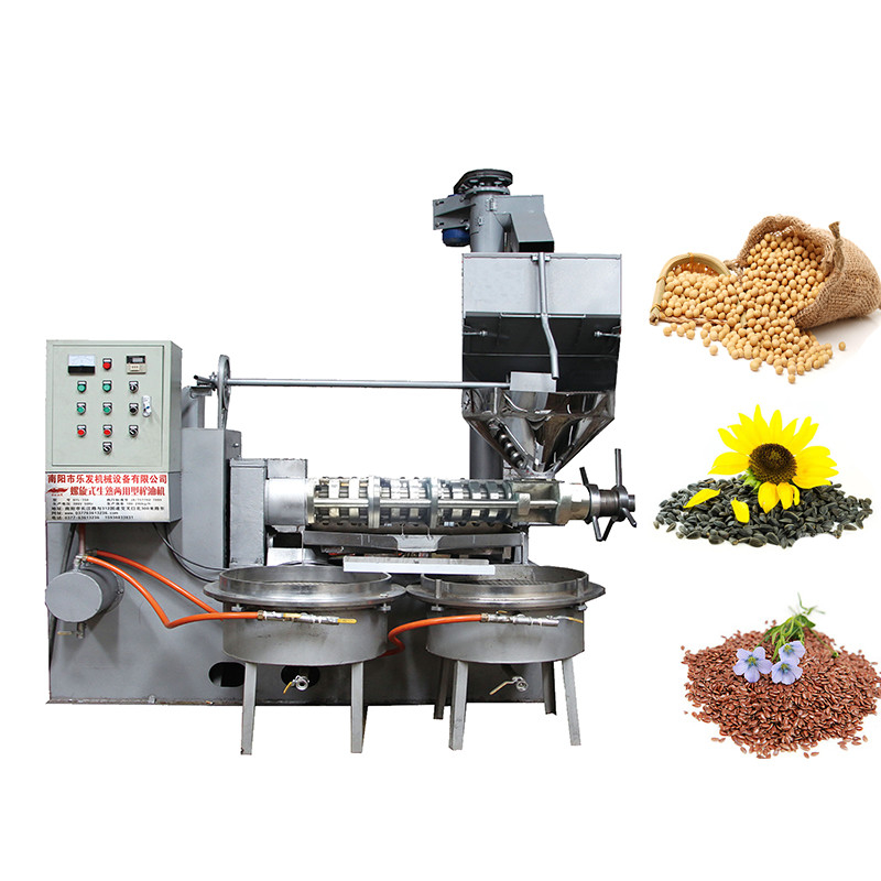 Máquina industrial do óleo de mostarda da máquina da imprensa de óleo do óleo de milho com filtro