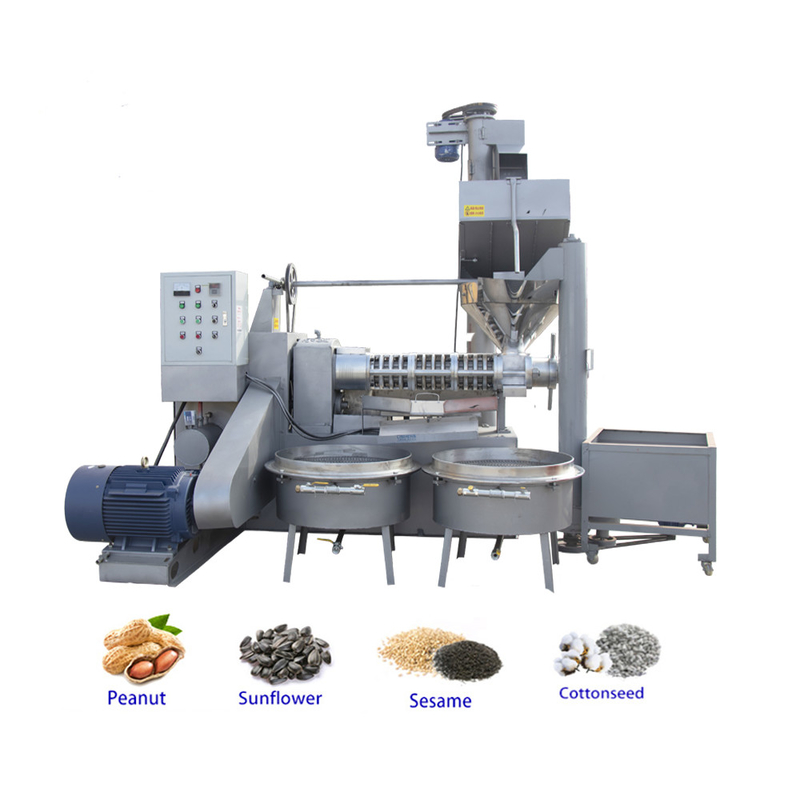 Parafuso comercial Camellia Oil Extraction Machine 2,2 do vácuo do poder 1900KG quilowatts do óleo industrial Presser do peso