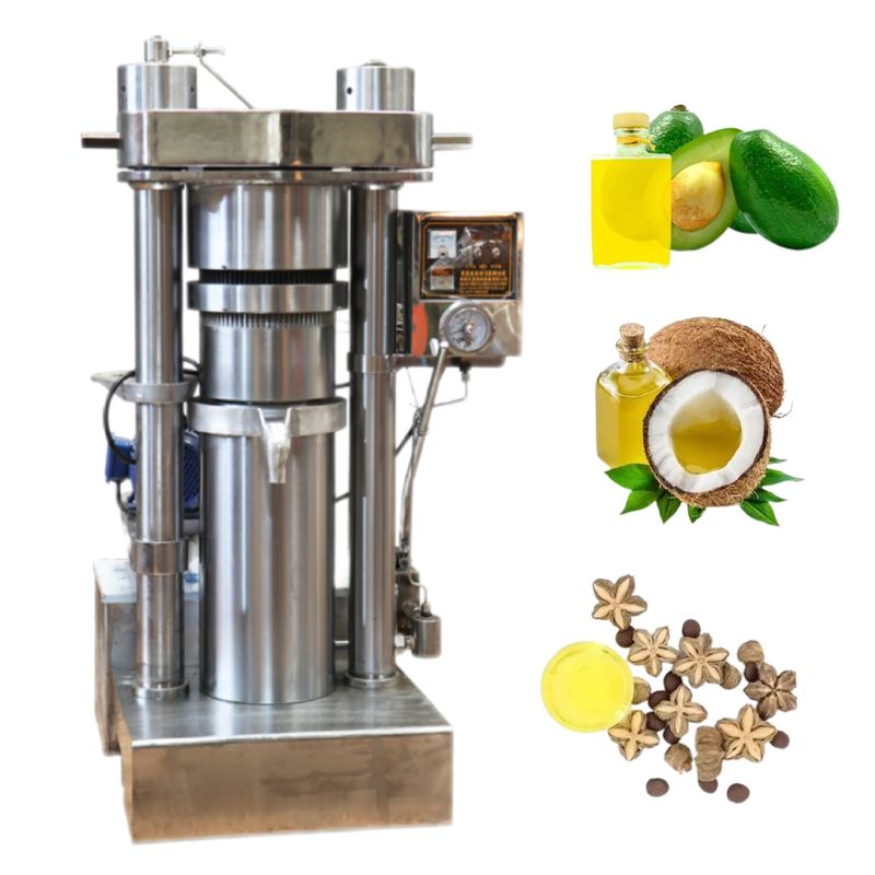 Máquina fria do expulsor do óleo hidráulico do extrator do óleo da imprensa da pressão de funcionamento de 60 Mpa