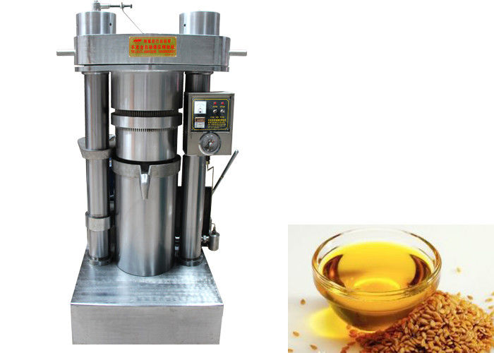Da máquina industrial da imprensa de óleo da semente de linho pressão fria/quente 60 diâmetro do bolo de óleo da pressão 185mm do MPa
