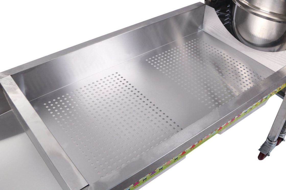 Pipoca esférica do aquecimento de gás que faz a máquina 50w com de aço inoxidável completo