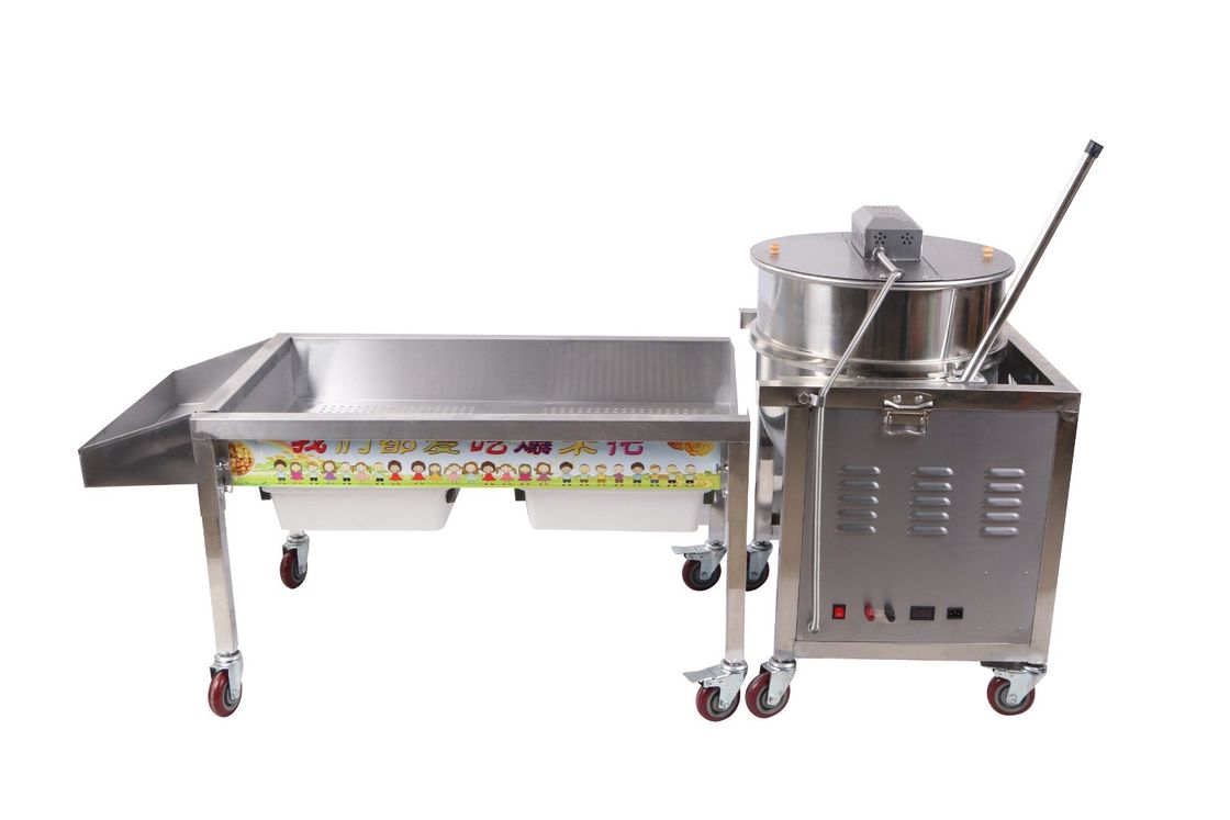 A bola dá forma à pipoca que faz máquina a panela de fazer pipoca esférica 220v do milho de baixo nível de ruído